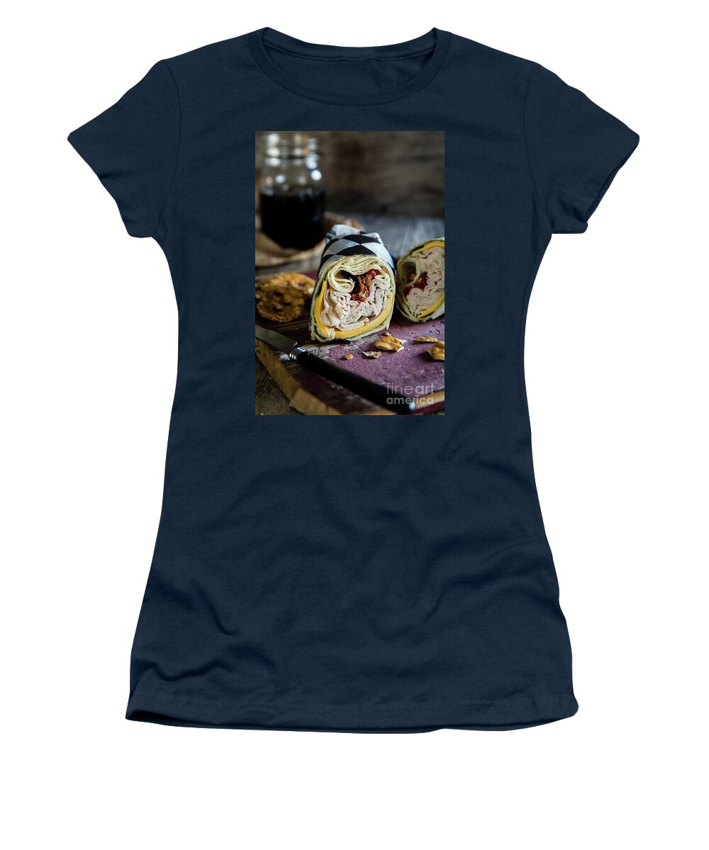 Turkey Women's T-Shirt featuring the photograph Turkey Bacon Wrap 1 by Deborah Klubertanz