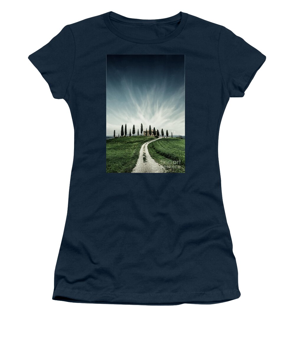 Kremsdorf Women's T-Shirt featuring the photograph Tuscan Dream by Evelina Kremsdorf