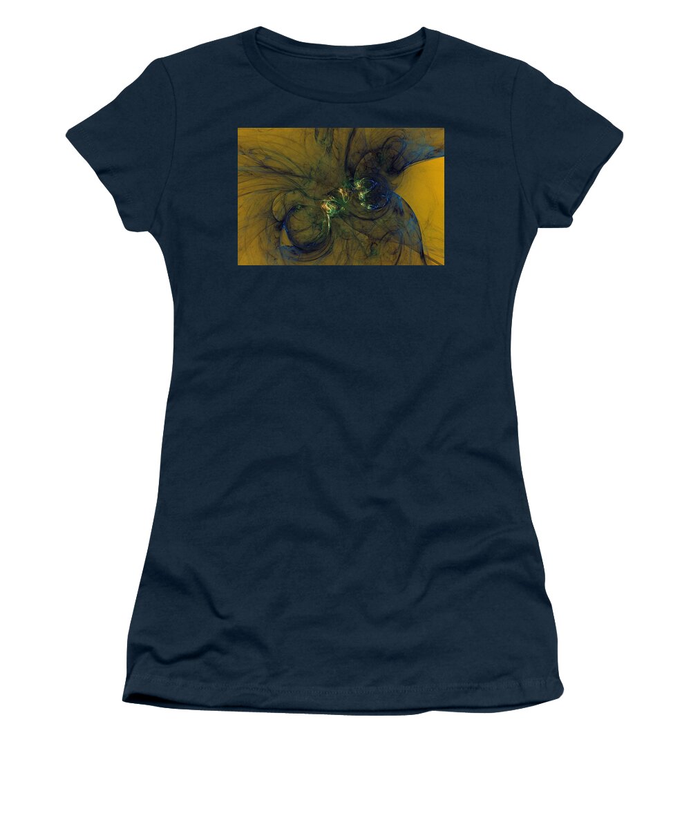 Art Women's T-Shirt featuring the digital art Uncertainty Suppression by Jeff Iverson