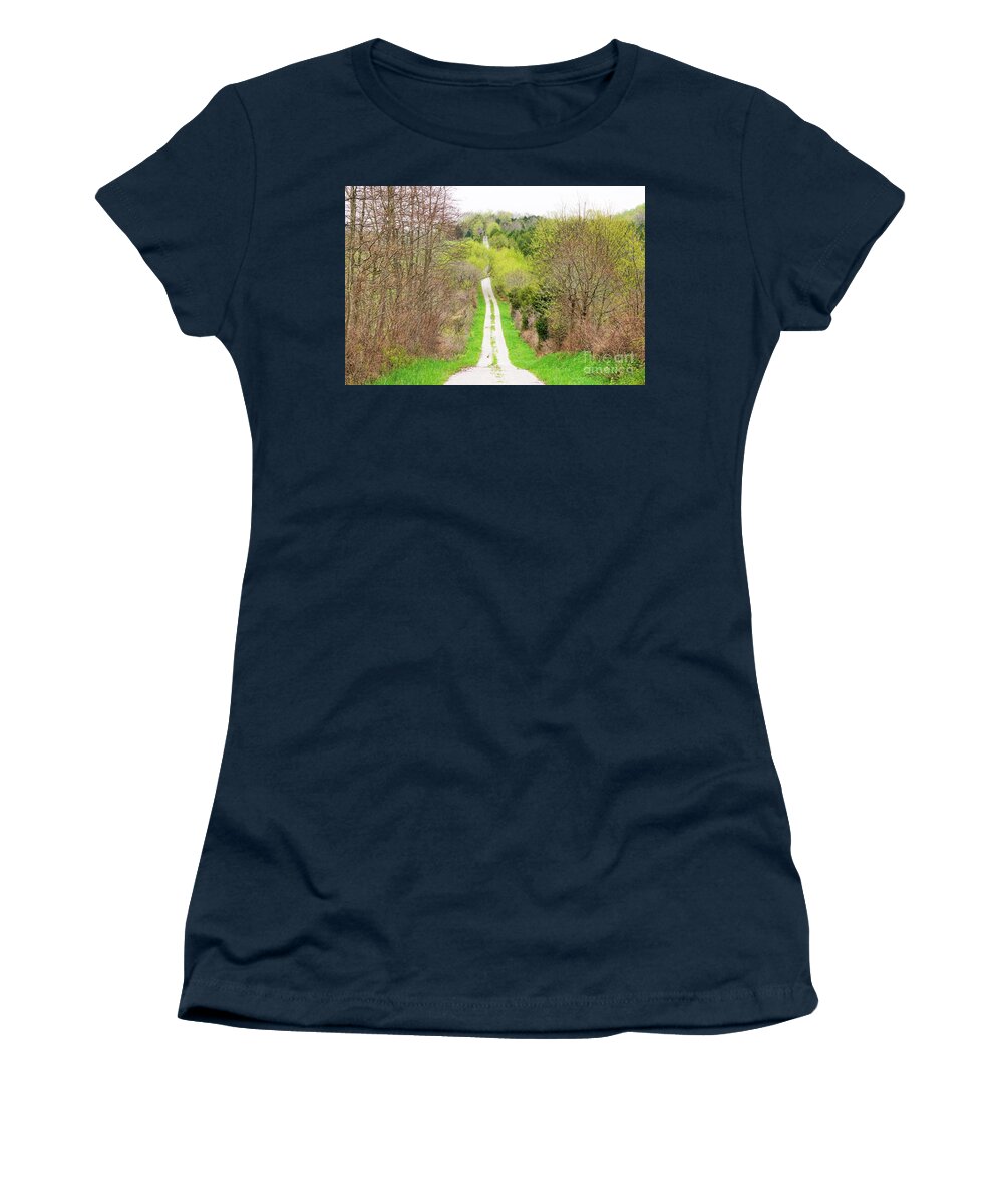 Kentucky Women's T-Shirt featuring the photograph Up, down and thru the woods by Merle Grenz