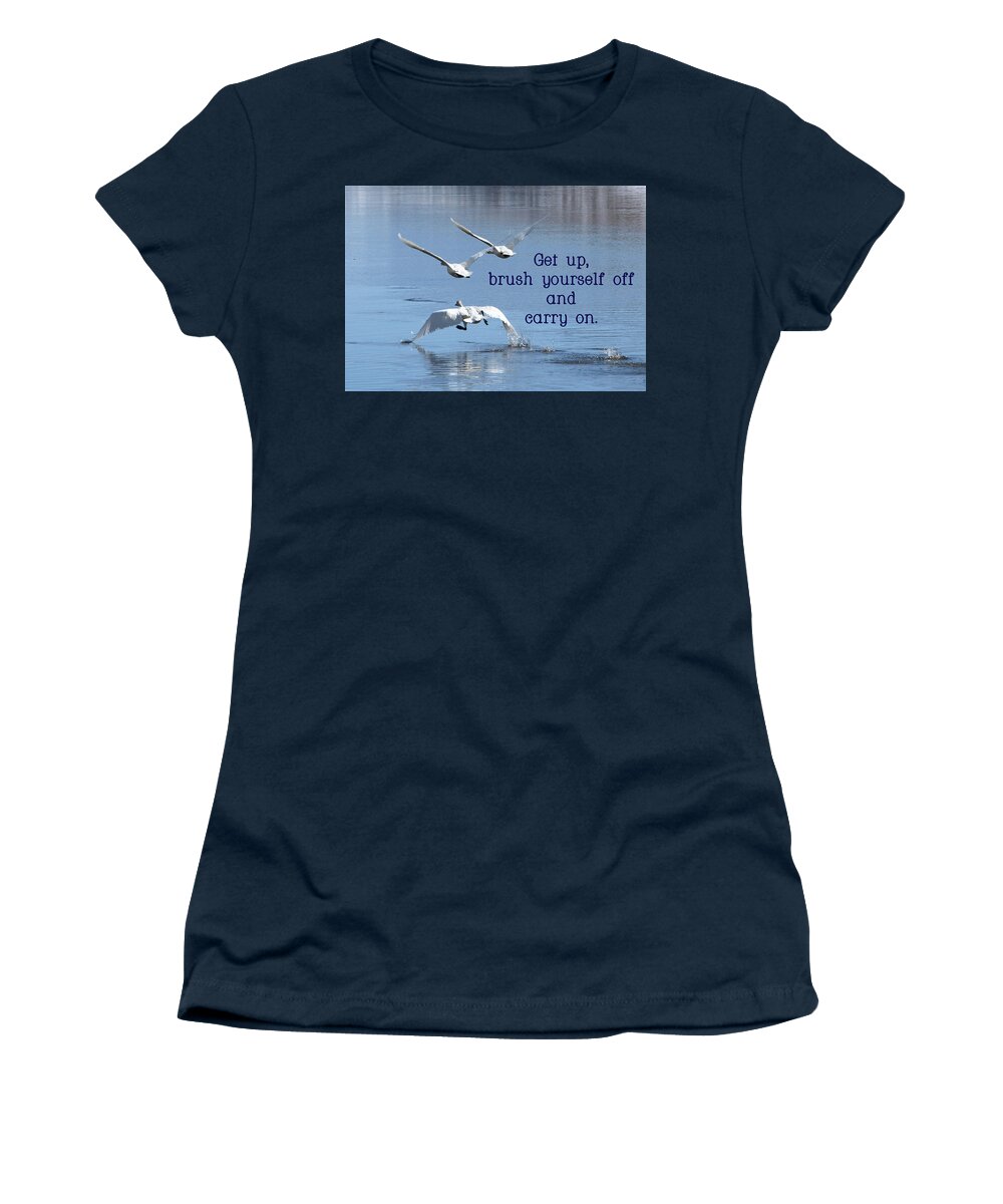 Nature Women's T-Shirt featuring the photograph Up, Up And Away Carry On by DeeLon Merritt