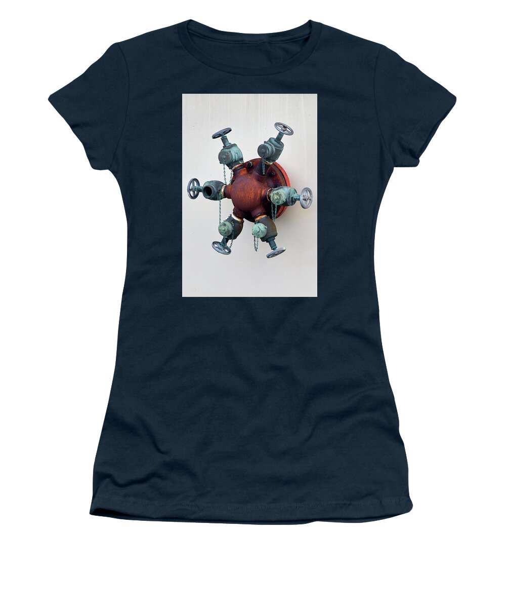 Lec Camera Club Women's T-Shirt featuring the photograph Valves by David Beebe