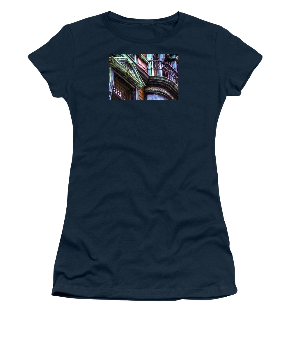  Women's T-Shirt featuring the photograph Victorian on Rush v2 by Raymond Kunst