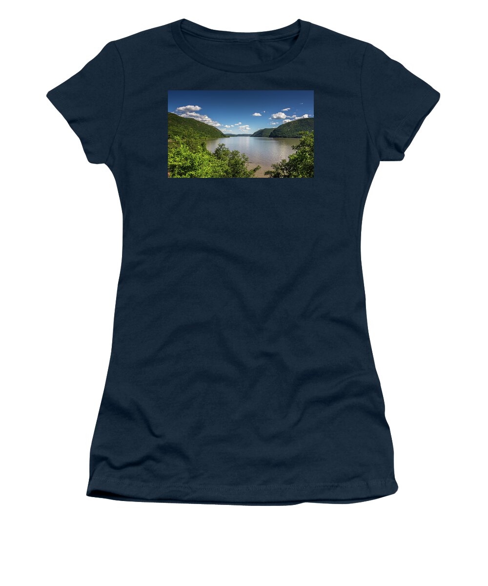 Hudson Valley Women's T-Shirt featuring the photograph View From Bannerman Island by John Morzen
