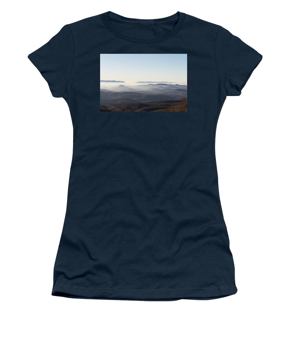 View Women's T-Shirt featuring the photograph View from Blood Mountain by Paul Rebmann