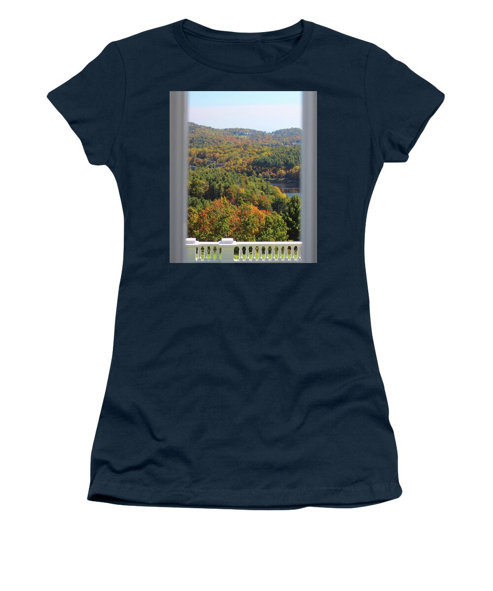 Nature Women's T-Shirt featuring the photograph View from Moses Cone 2014b by Cathy Lindsey