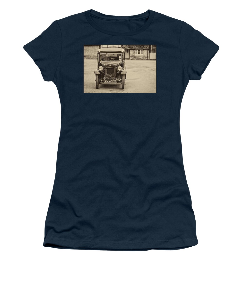 Austin Women's T-Shirt featuring the photograph Vintage Car by Clare Bambers
