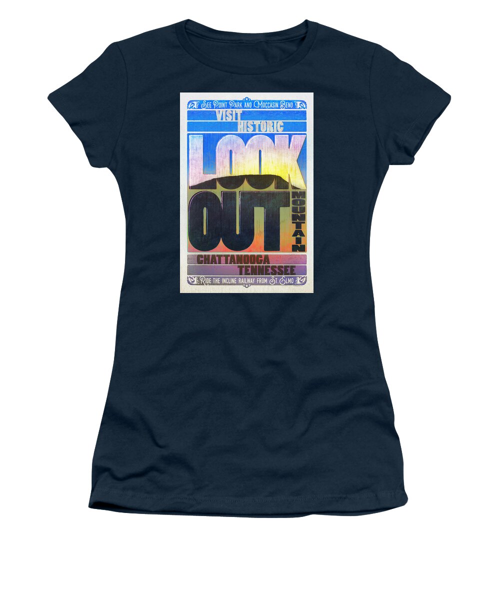 Lookout Mountain Women's T-Shirt featuring the photograph Visit Lookout Mountain by Steven Llorca