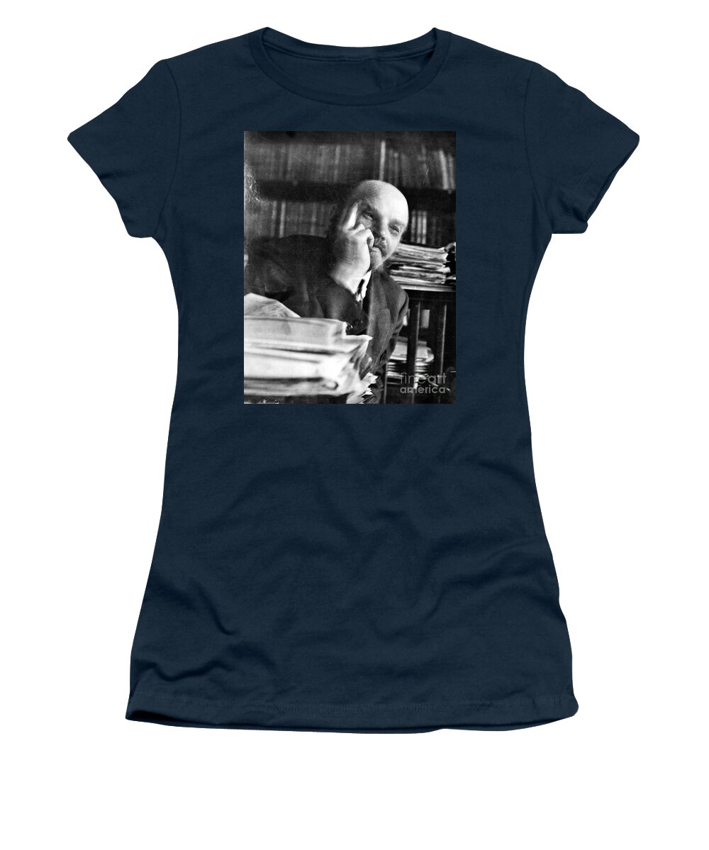 1920 Women's T-Shirt featuring the photograph Vladimir Lenin (1870-1924) by Granger