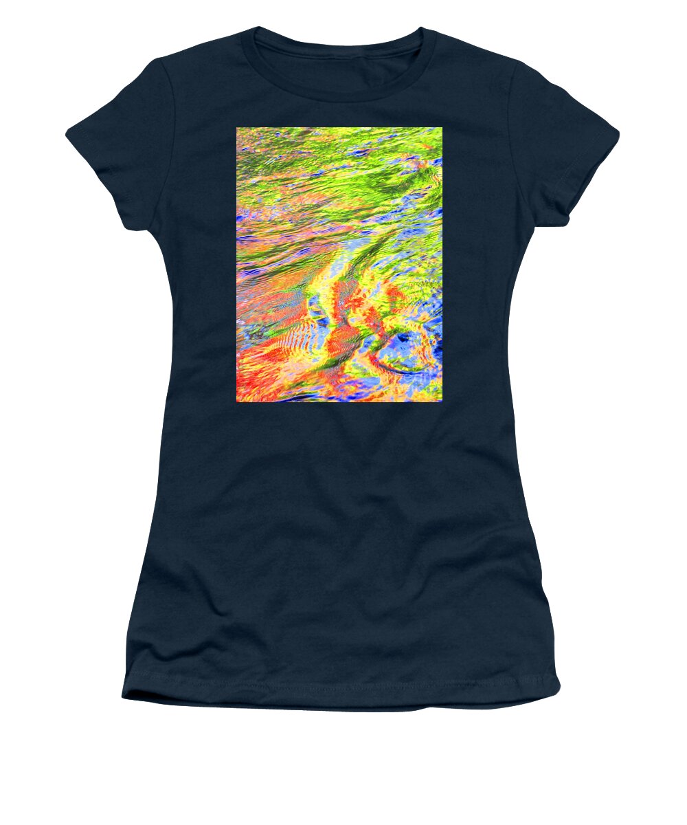 Abstract Women's T-Shirt featuring the photograph Walk In Glory by Sybil Staples