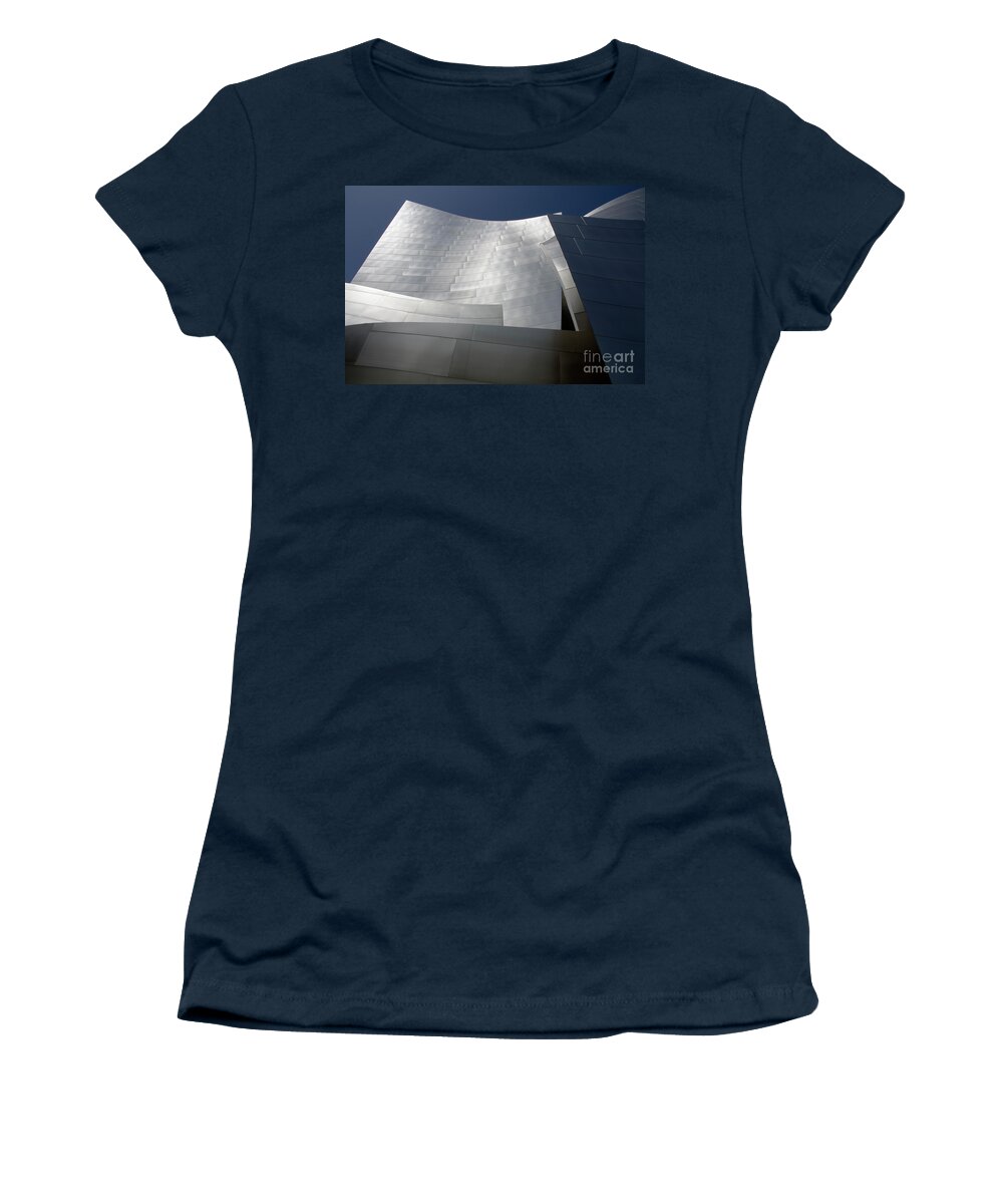 Frank Gehry Women's T-Shirt featuring the photograph Walt Disney Concert Hall 48 by Bob Christopher