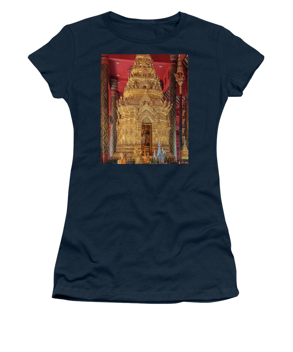 Scenic Women's T-Shirt featuring the photograph Wat Phra That Lampang Luang Phra Wihan Luang Phra Chao Lang Thong DTHLA0041 by Gerry Gantt