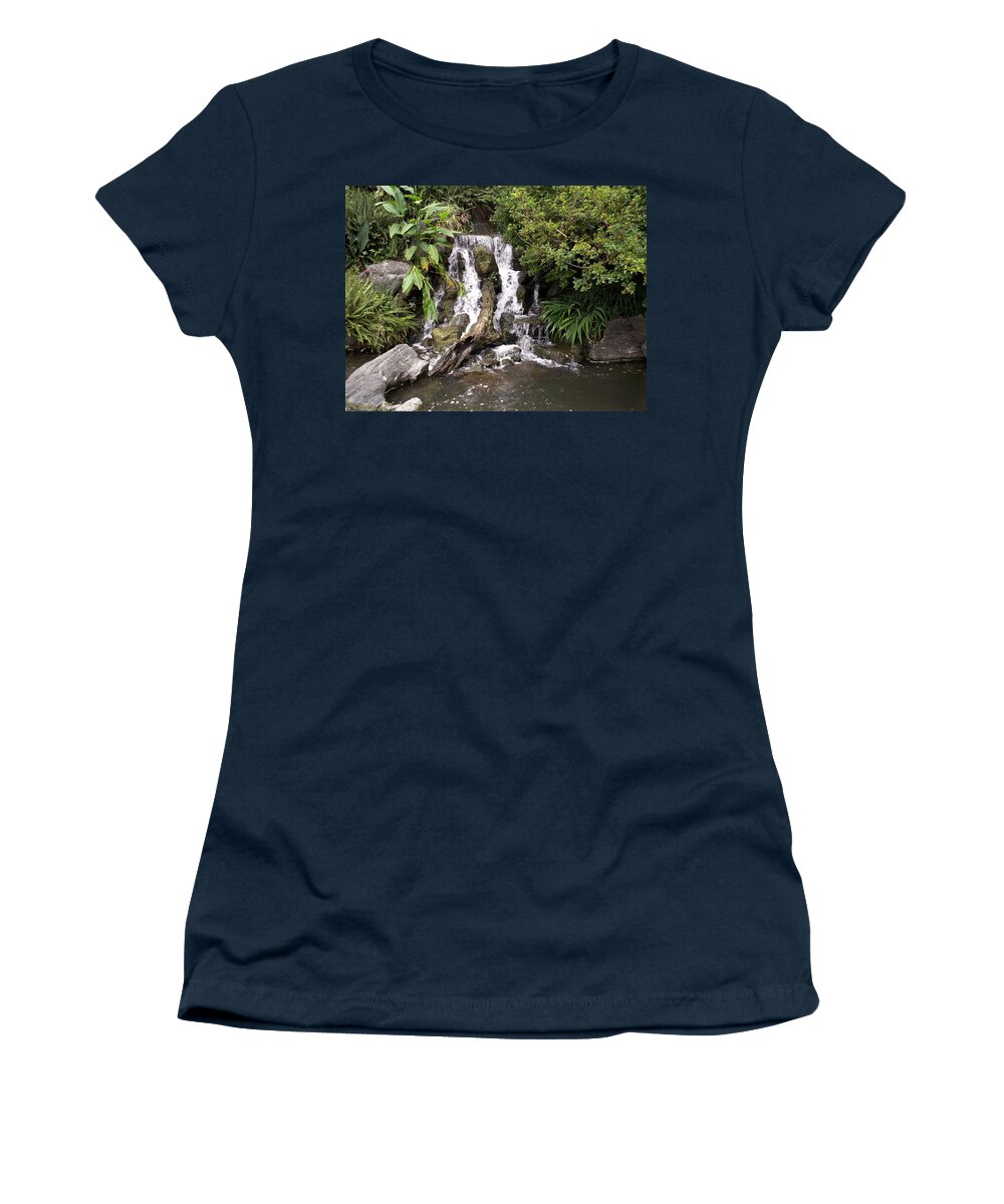 Water Women's T-Shirt featuring the photograph Waterfall by Amy Fose