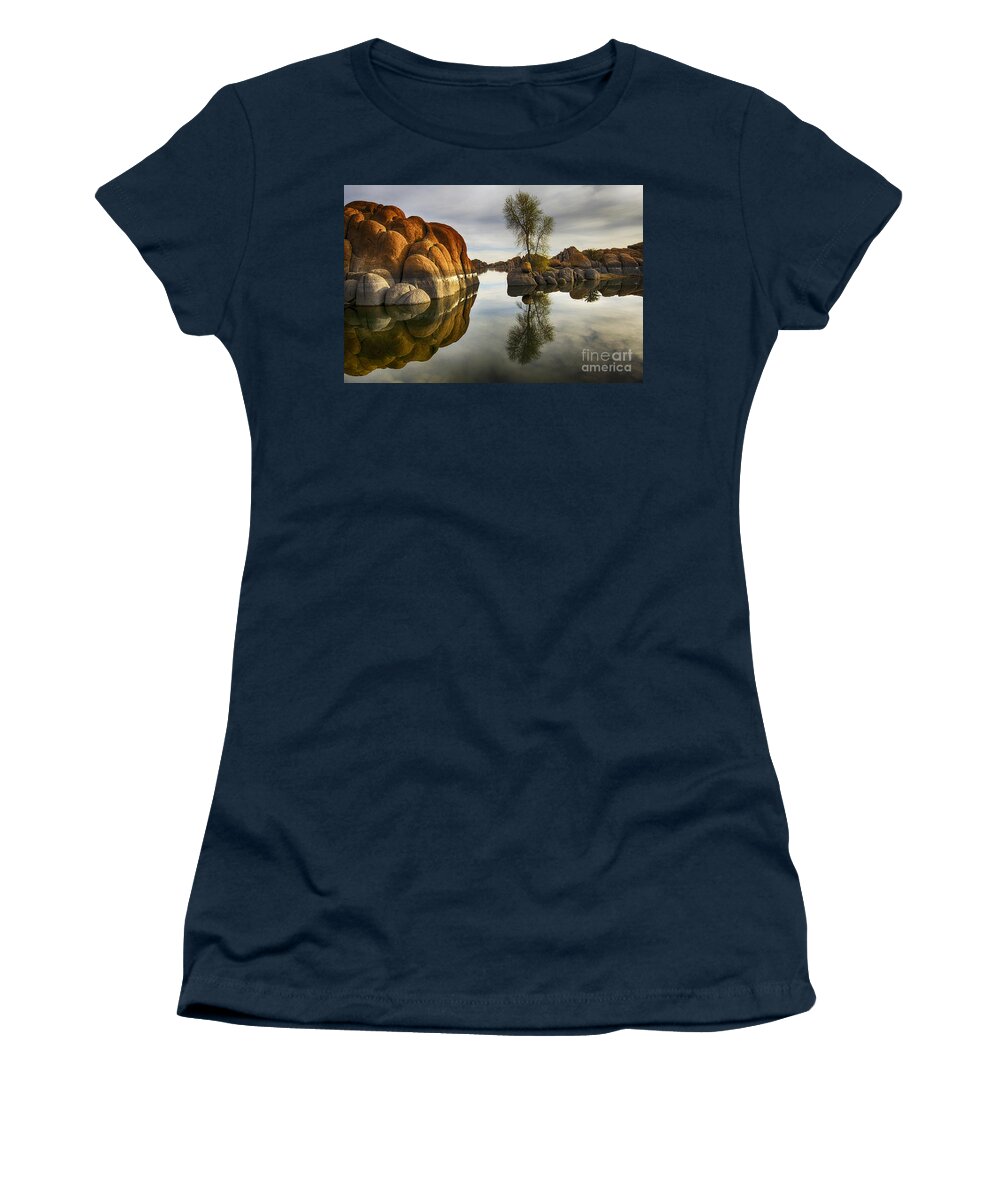 Watson Women's T-Shirt featuring the photograph Watson Lake Arizona 12 by Bob Christopher