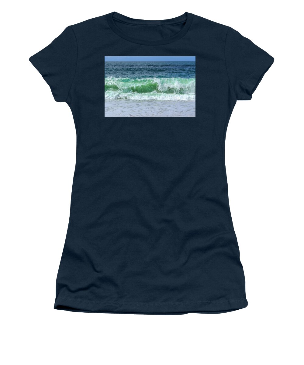 Landscape Women's T-Shirt featuring the photograph Wave by Claire Whatley