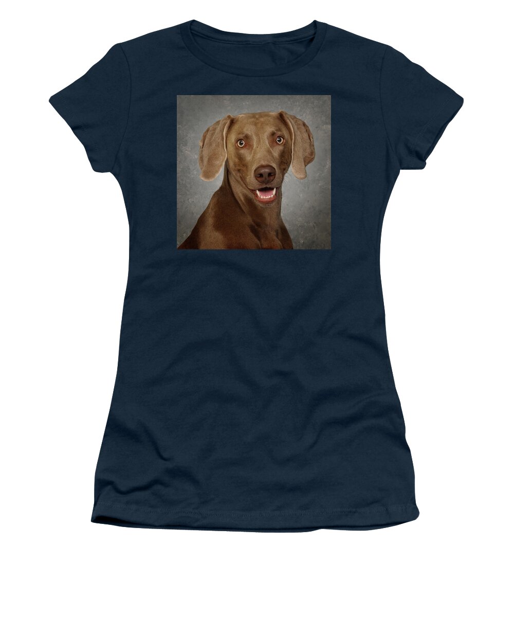Dog Women's T-Shirt featuring the photograph Weimaraner by Greg and Chrystal Mimbs