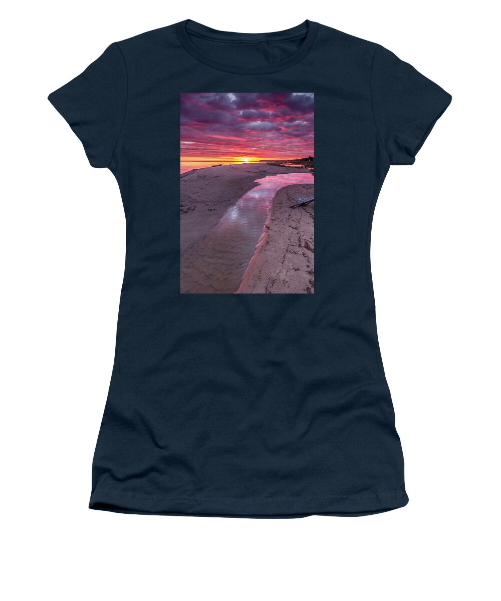 Sunrise Women's T-Shirt featuring the photograph Wholehearted by Lee and Michael Beek