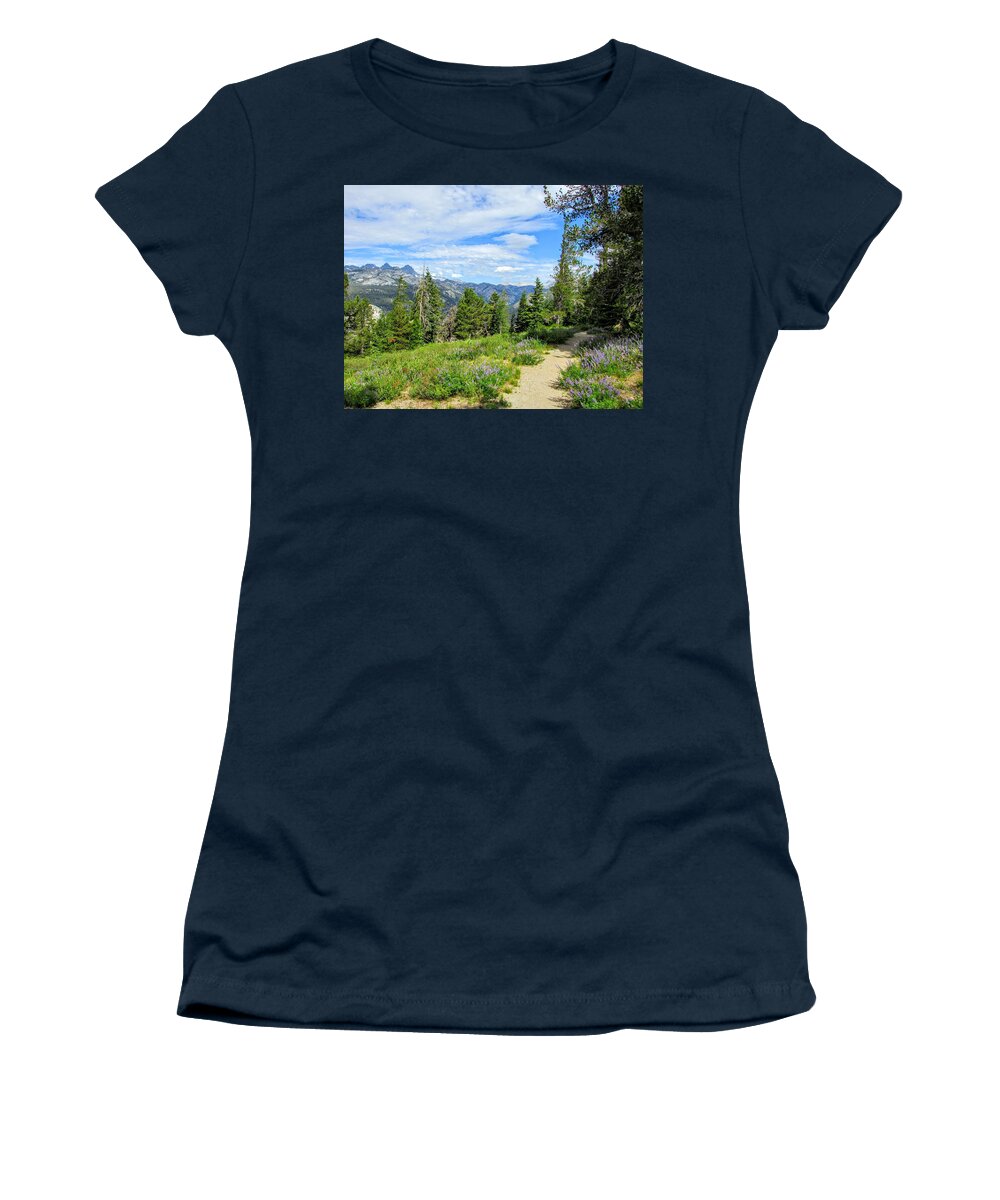 Sky Women's T-Shirt featuring the photograph Wildflowers by Marilyn Diaz