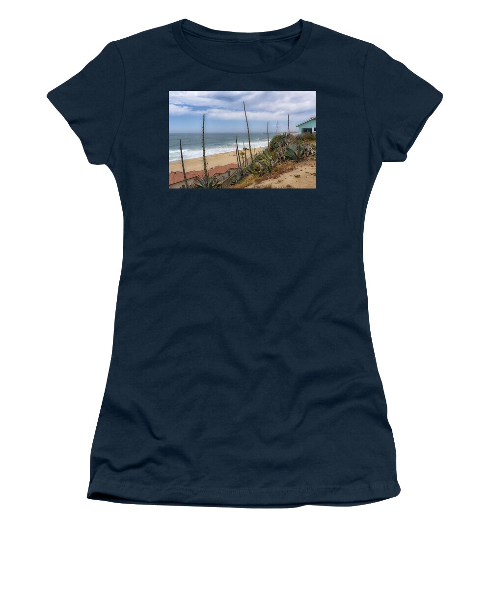 Redondo Beach Women's T-Shirt featuring the photograph Windy on Redondo by Michael Hope