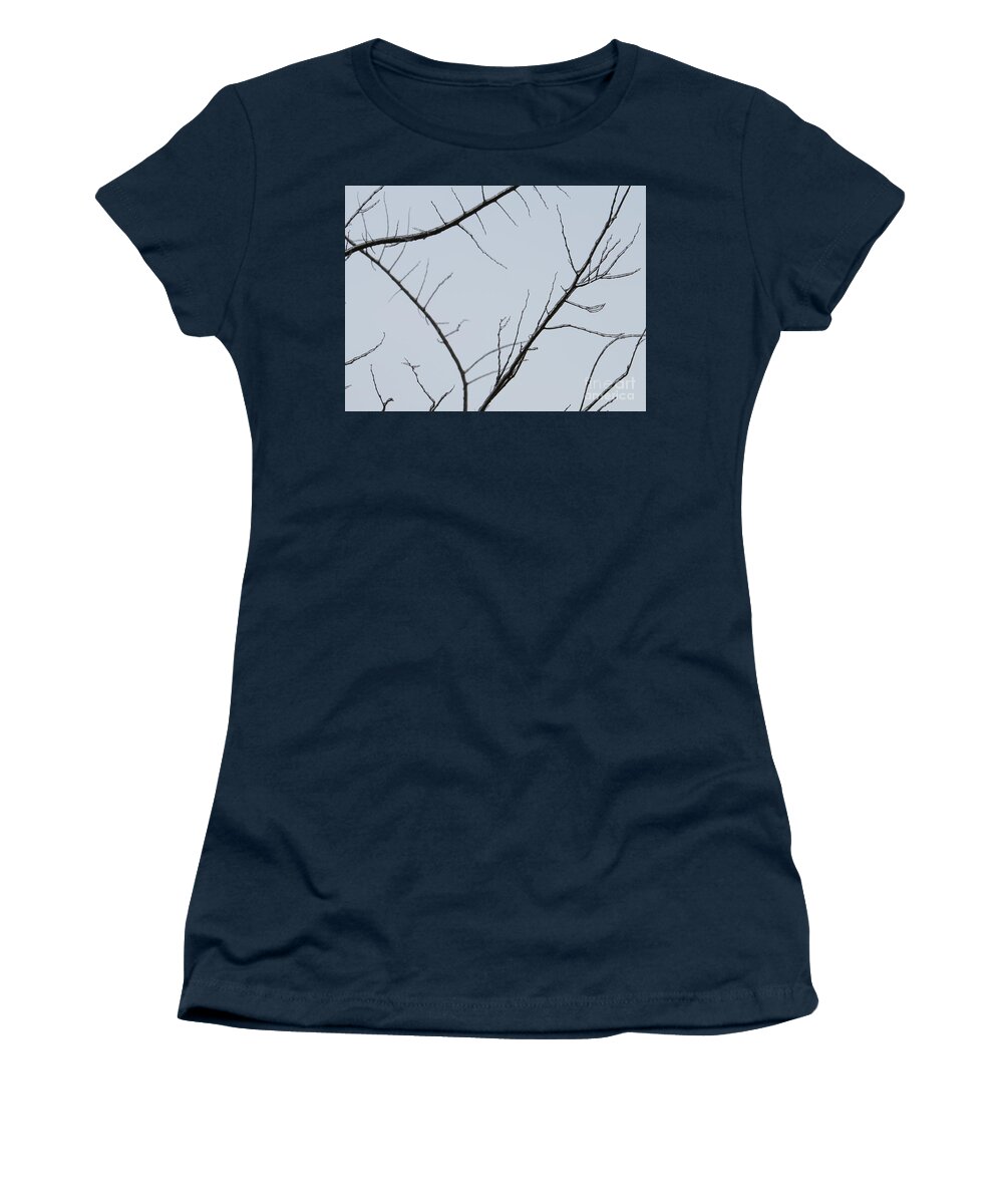 Branch Branches Tree Trees Twig Ice Winter Snow Cold Craig Walters Women's T-Shirt featuring the photograph Winter Branches by Craig Walters