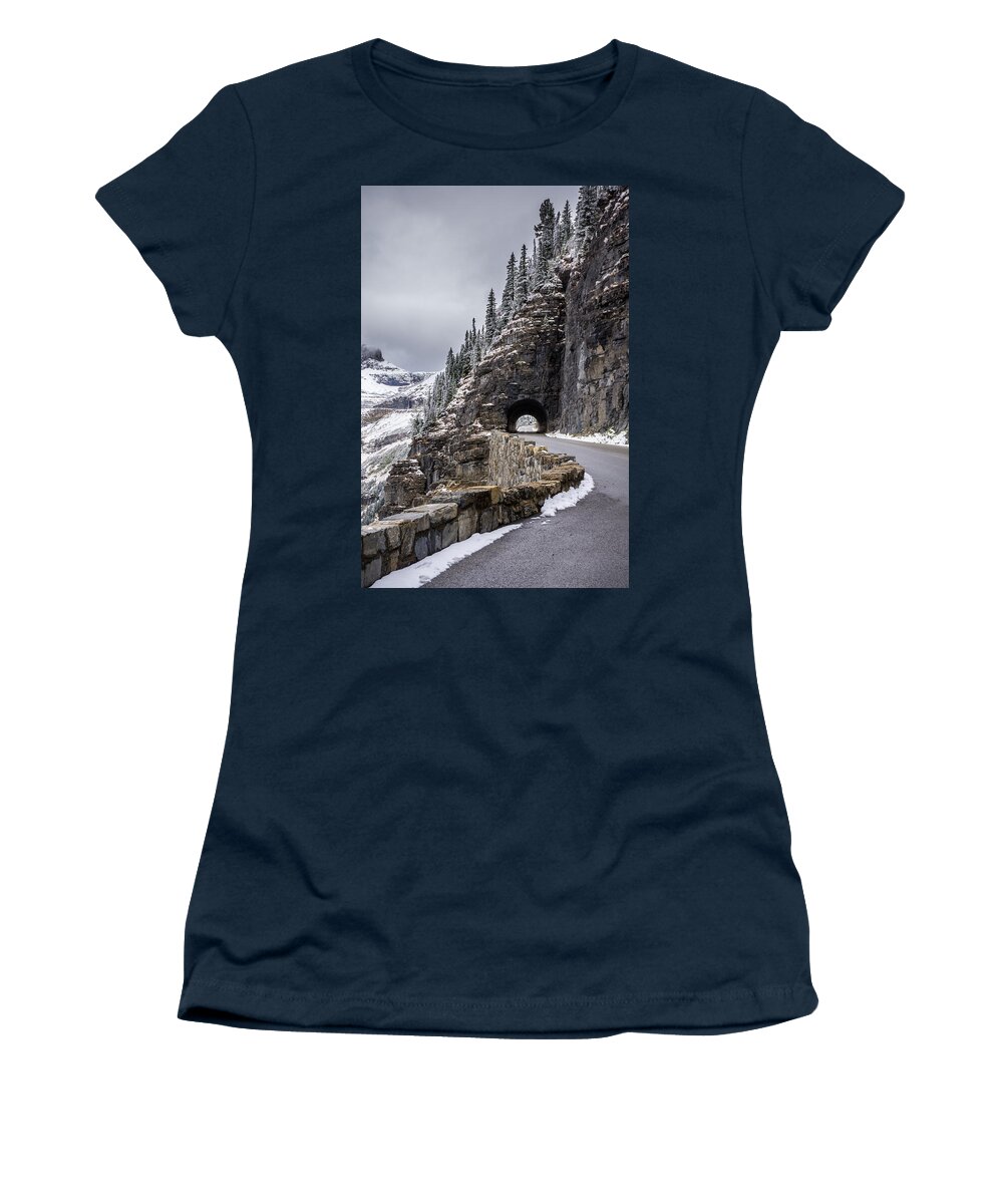 Mountain Women's T-Shirt featuring the photograph Winter Is Coming by David Hart