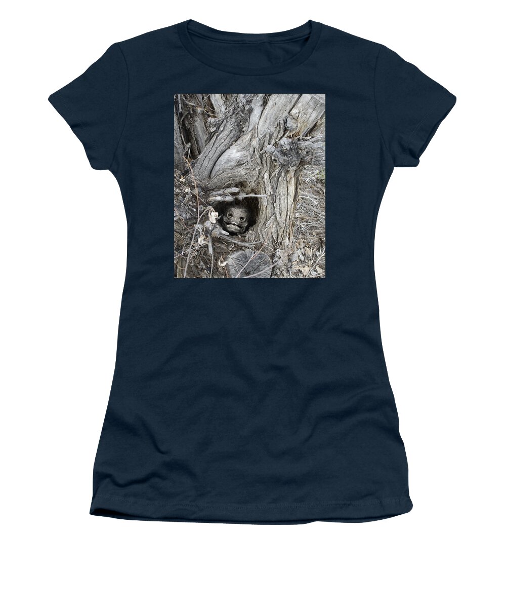 Wood Women's T-Shirt featuring the digital art Woody 172 In the Wild by Rick Mosher