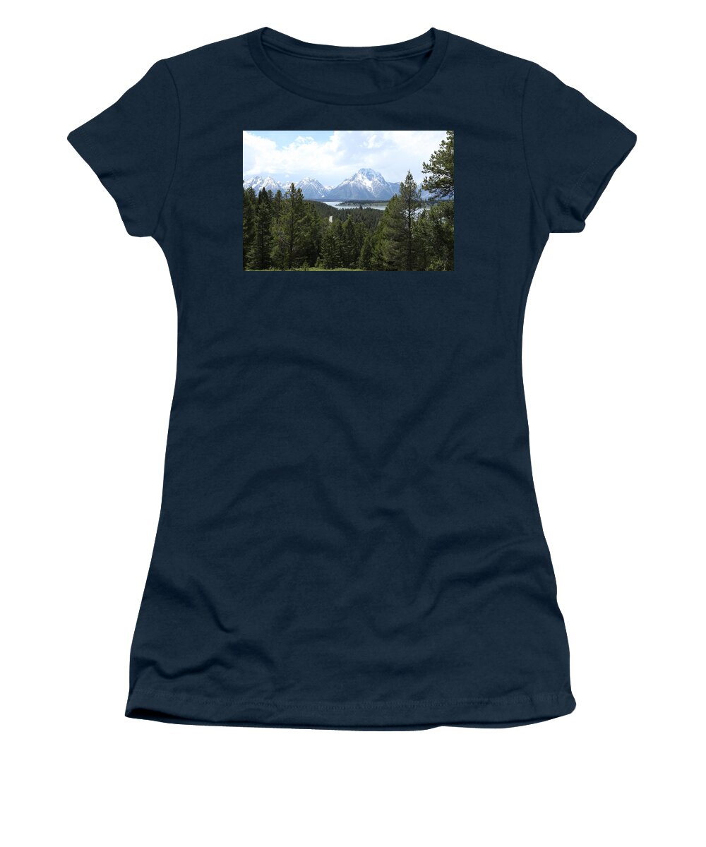 Landscape Women's T-Shirt featuring the photograph Wyoming 6490 by Michael Fryd