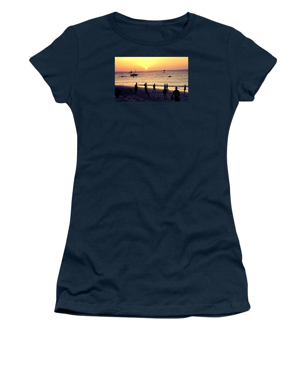 Summer Women's T-Shirt featuring the photograph Zanzibar Nights by Nik Nak