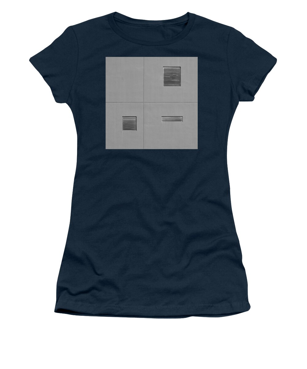 Urban Women's T-Shirt featuring the photograph Square - Asymmetry by Stuart Allen