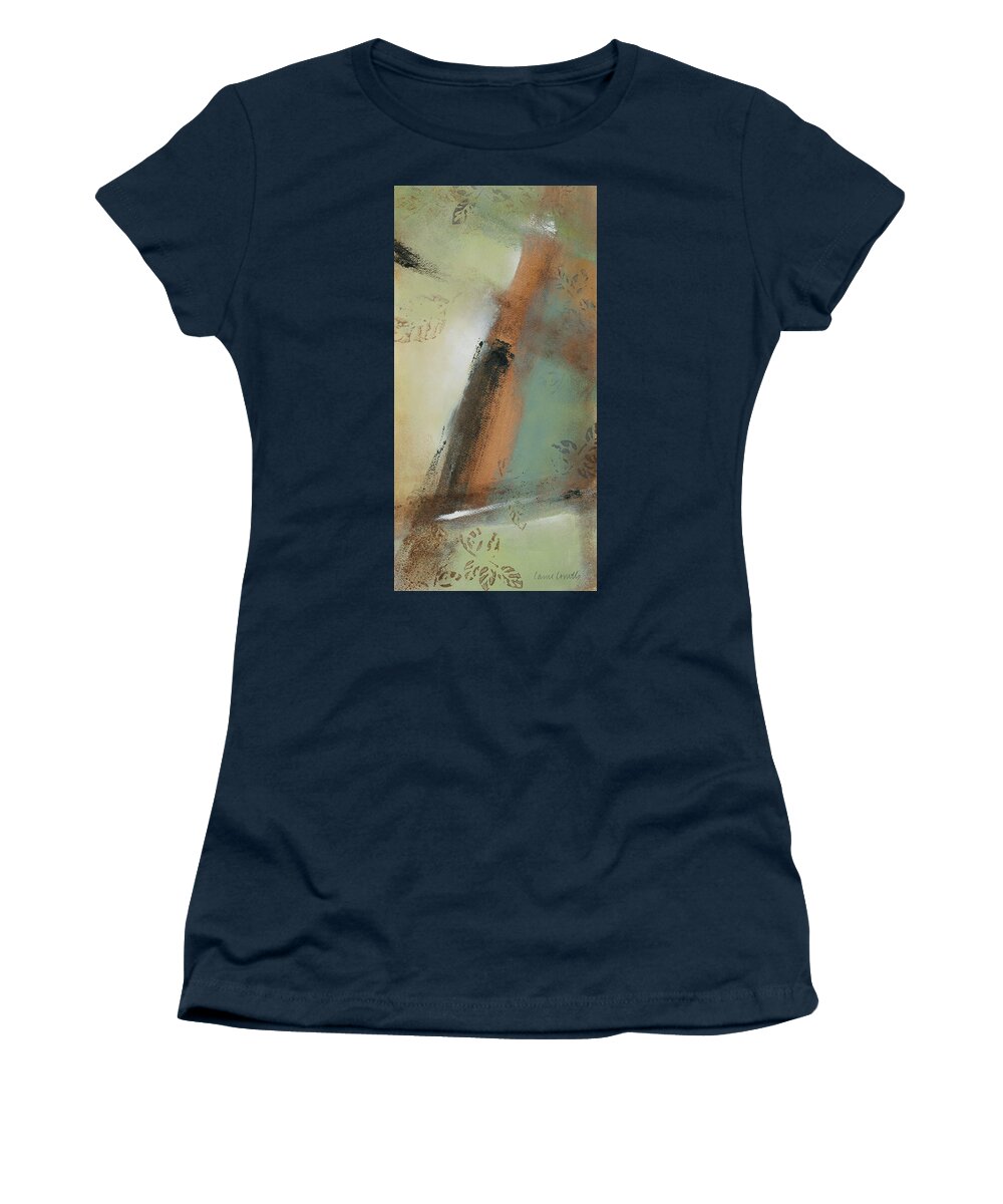 Abstract Women's T-Shirt featuring the painting Misty Morning II #1 by Lanie Loreth