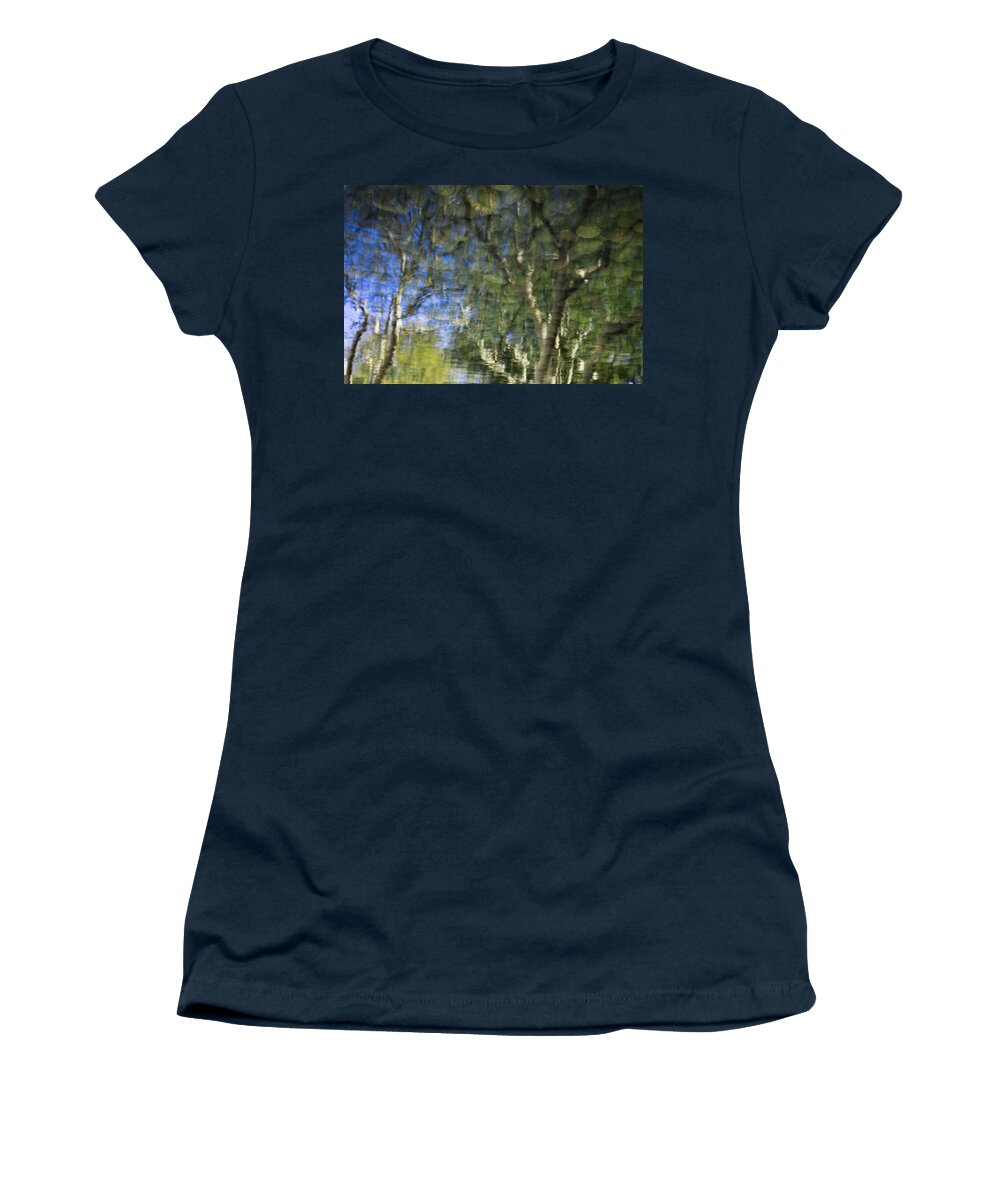 Annenberg Women's T-Shirt featuring the photograph Reflecting by Jay Heifetz