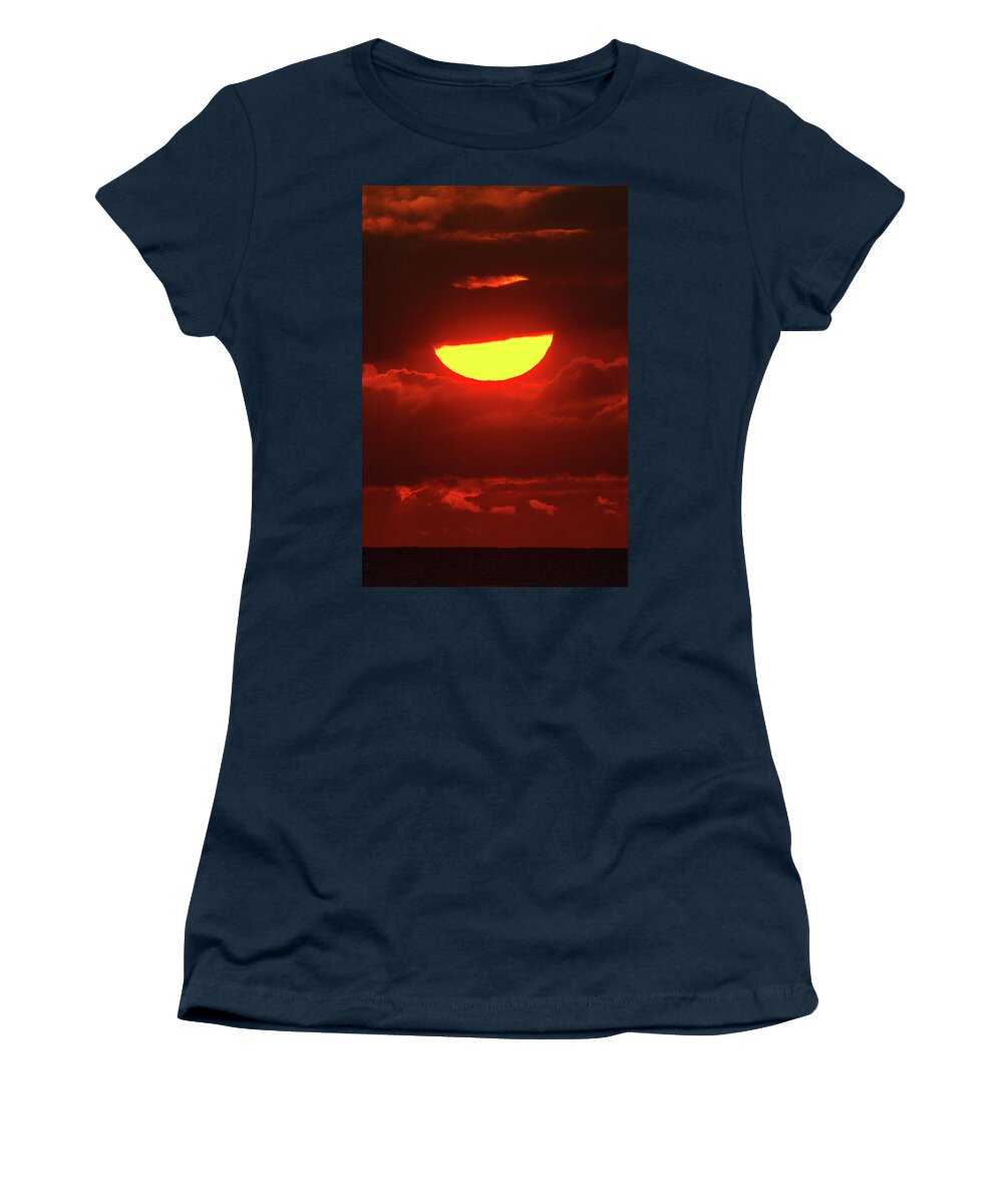Sole Women's T-Shirt featuring the photograph Tramonto #1 by Simone Lucchesi