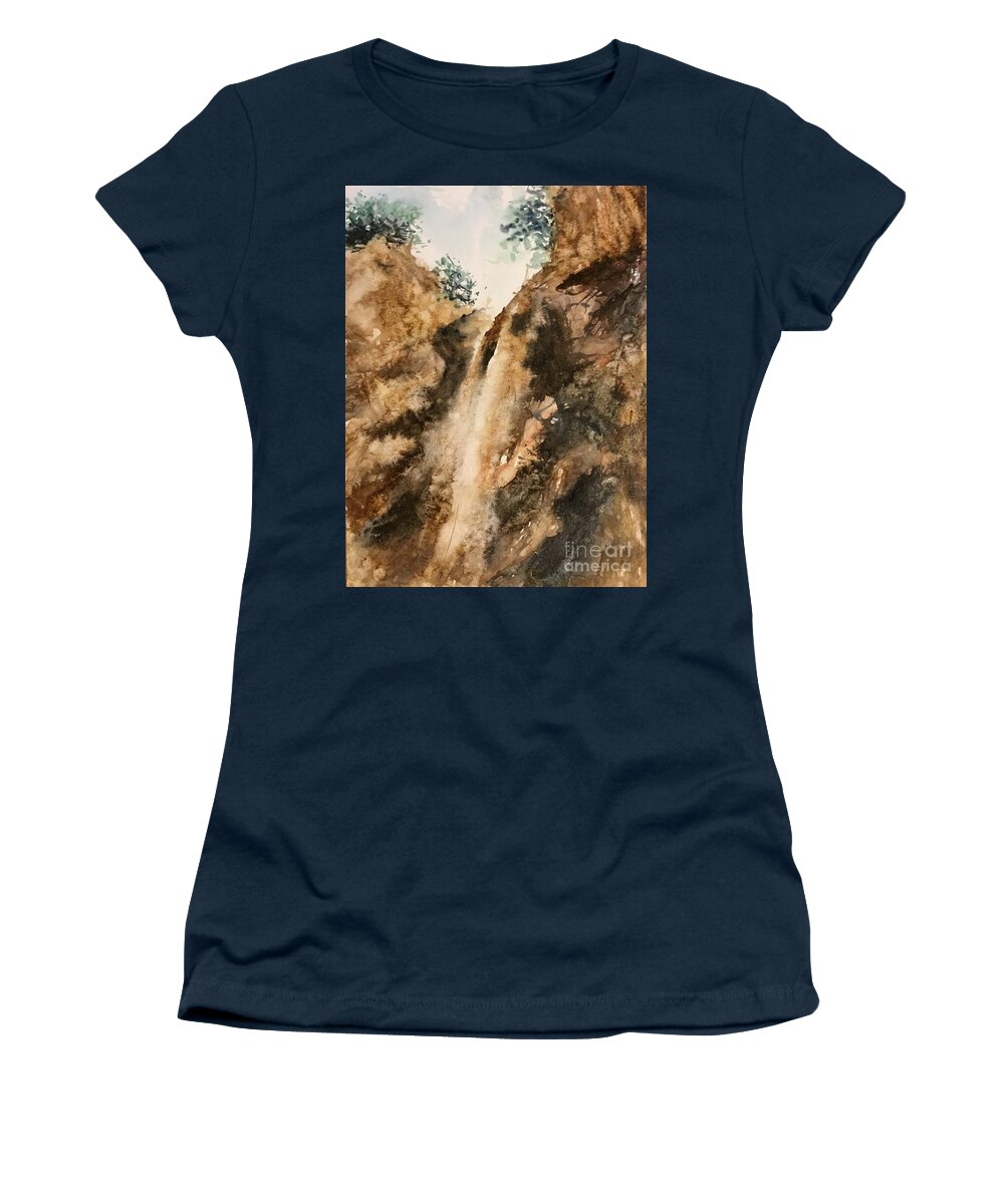 11520191 Women's T-Shirt featuring the painting 1152019 by Han in Huang wong