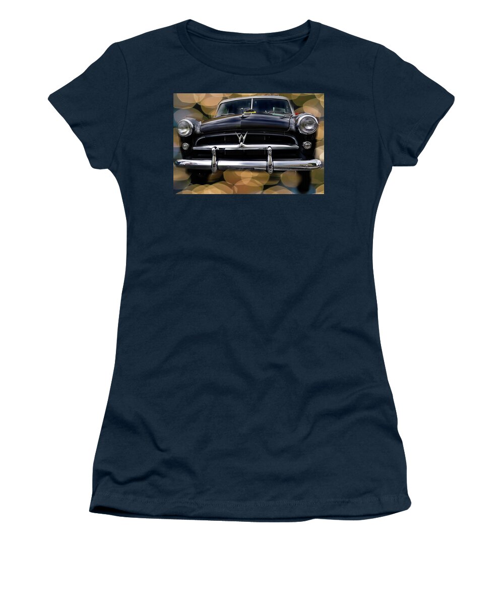 Car Women's T-Shirt featuring the photograph 1952 Willy Aero by Cathy Anderson