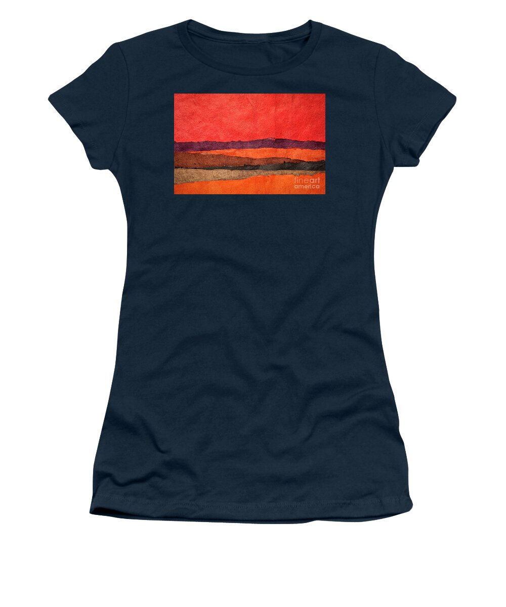 Huun Paper Women's T-Shirt featuring the photograph Abstract Landscape #2 by Marek Uliasz