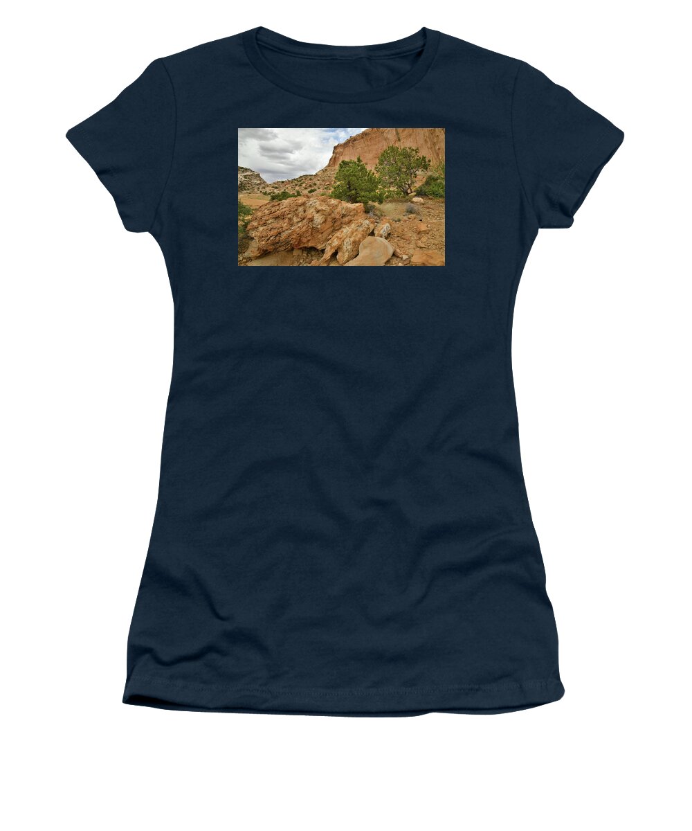 San Rafael Swell Women's T-Shirt featuring the photograph San Rafael Swell #2 by Ray Mathis