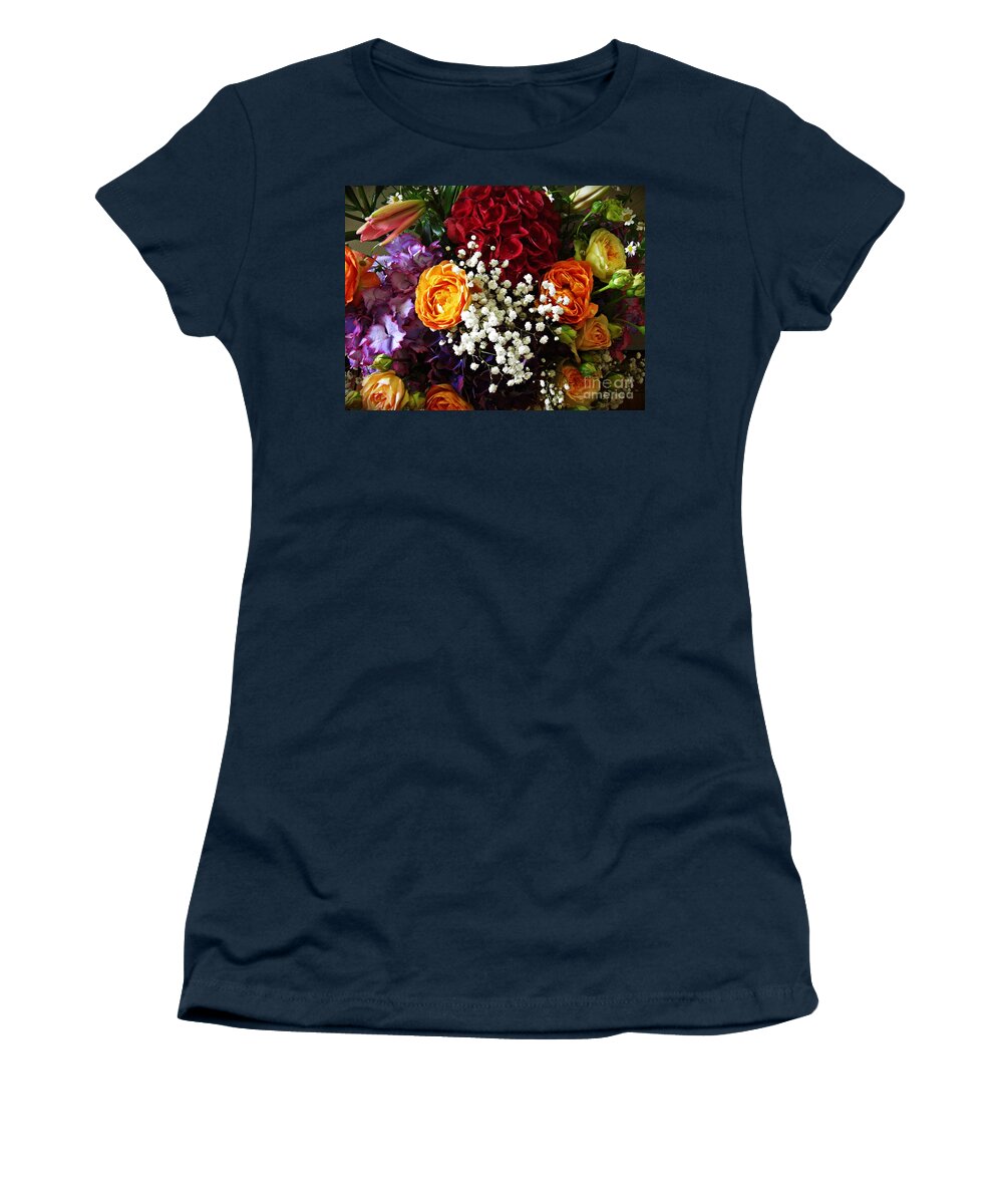Rose Women's T-Shirt featuring the photograph 2019 Holy Week Flowers 3    by Sarah Loft