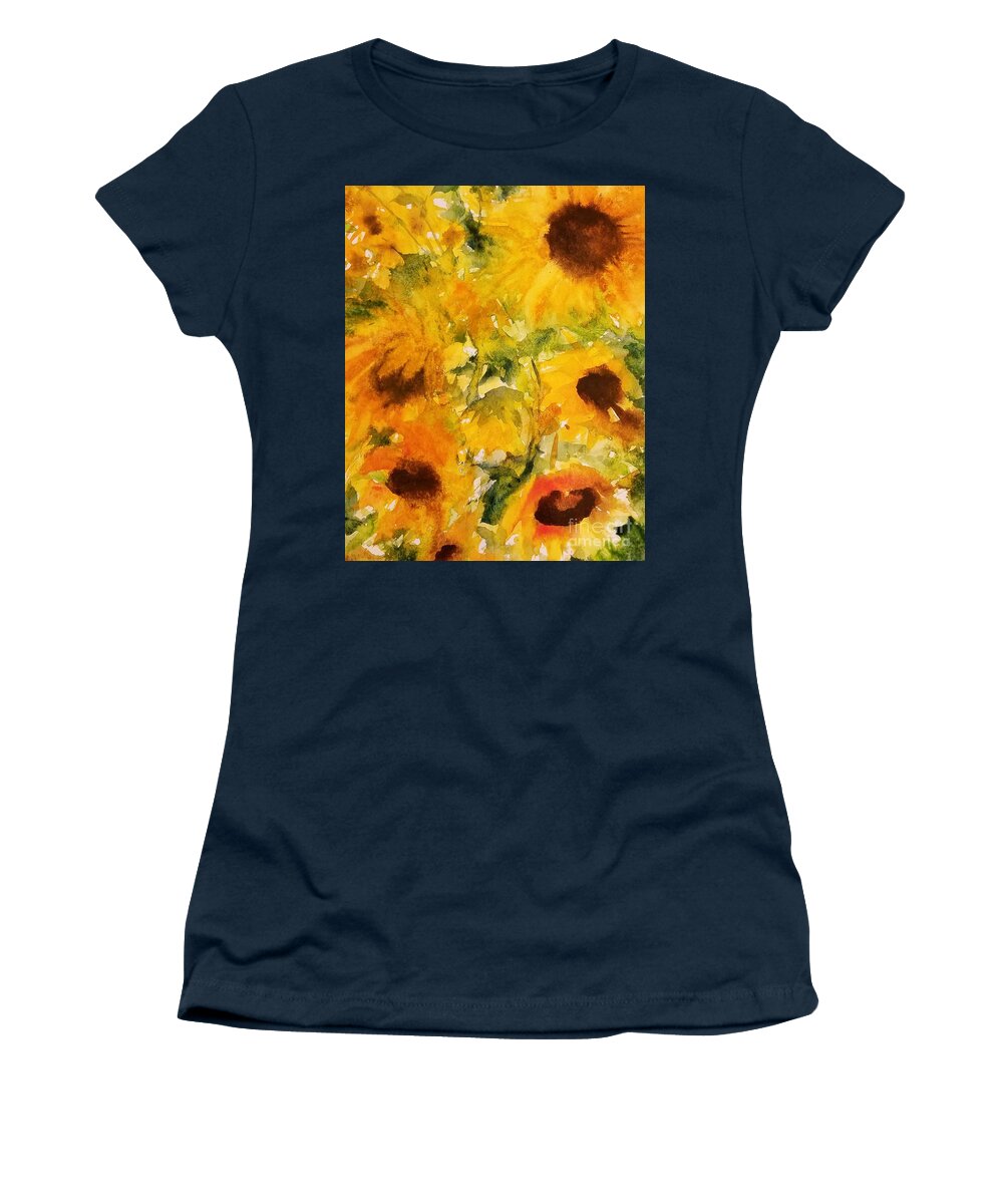 #33 2019 Women's T-Shirt featuring the painting #33 2019 #33 by Han in Huang wong