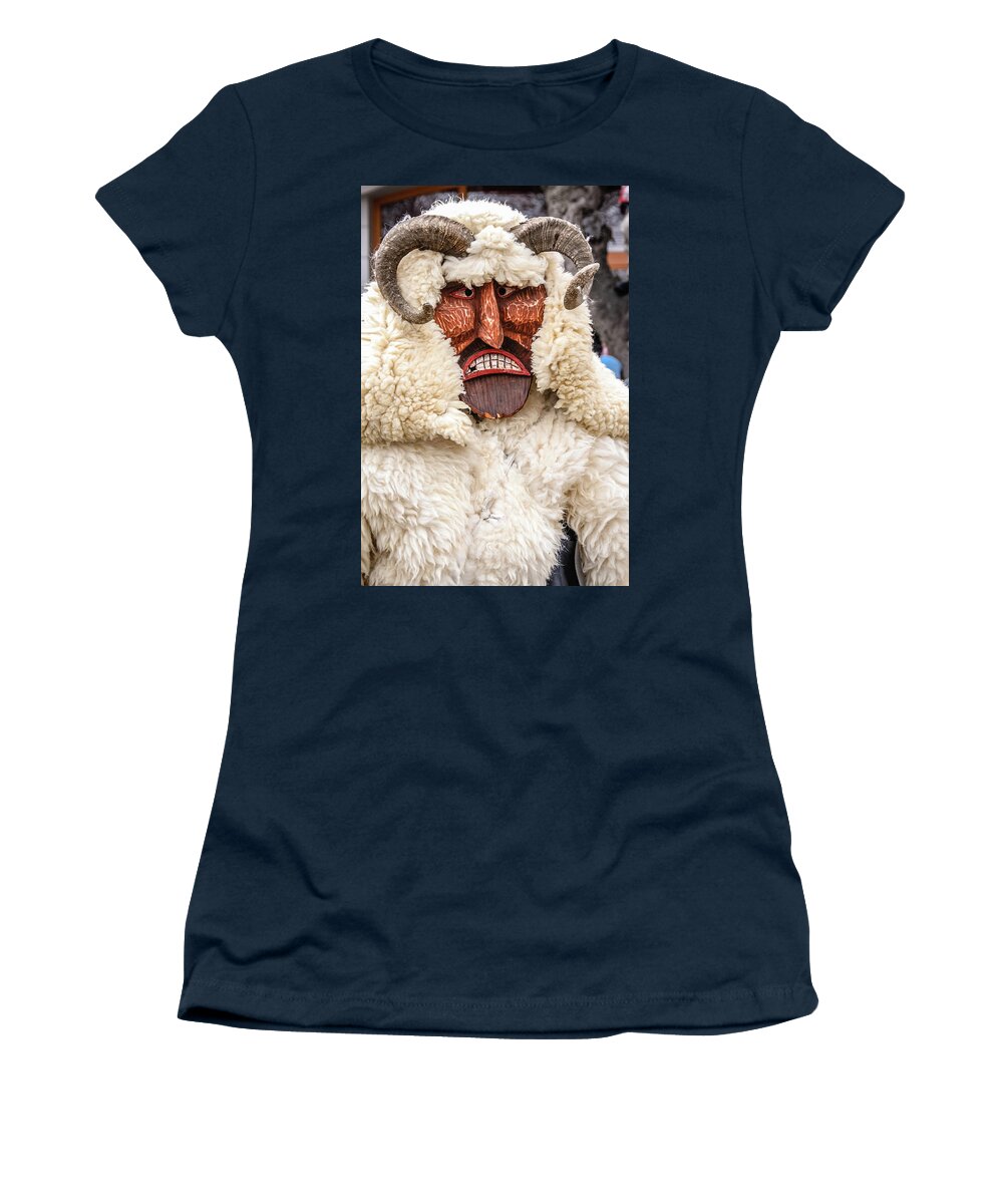Horned Women's T-Shirt featuring the photograph Hungarian Buso #4 by Tito Slack