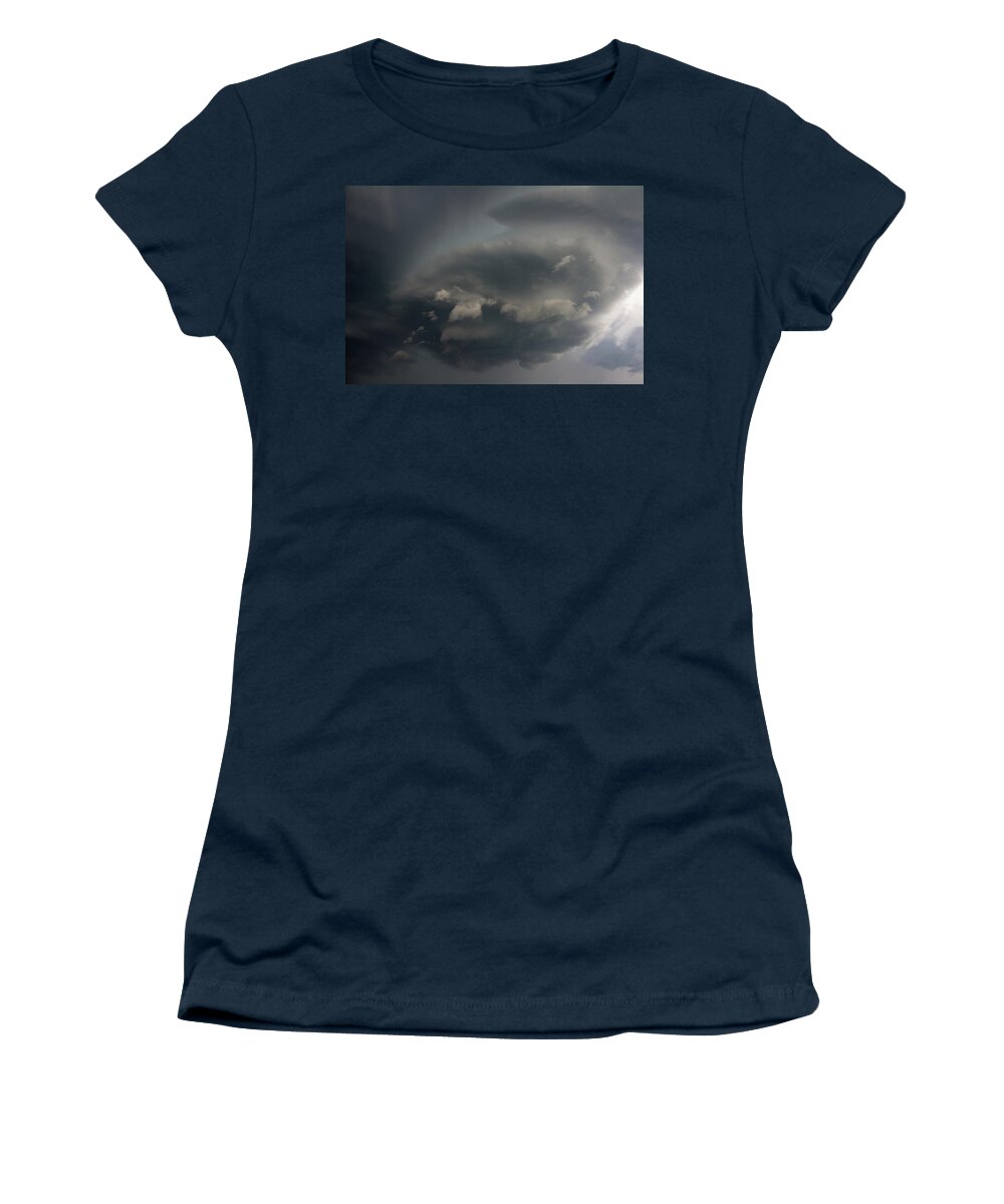 Nebraskasc Women's T-Shirt featuring the photograph Another Stellar Storm Chasing Day 017 by NebraskaSC
