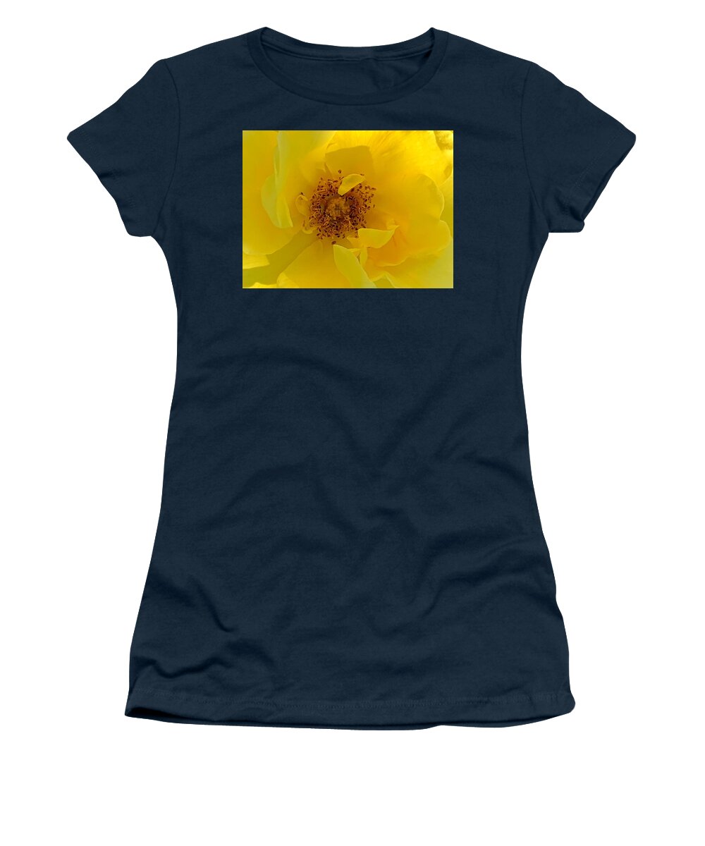 Aureate Women's T-Shirt featuring the photograph Aureate Splendor by Tiesa Wesen