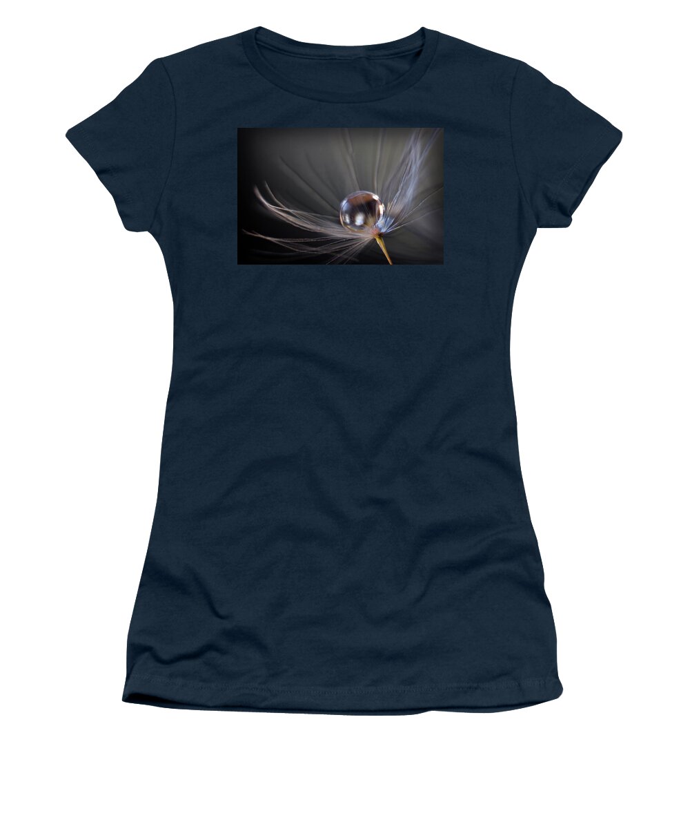 Macro Photograph Women's T-Shirt featuring the photograph Balanced by Michelle Wermuth