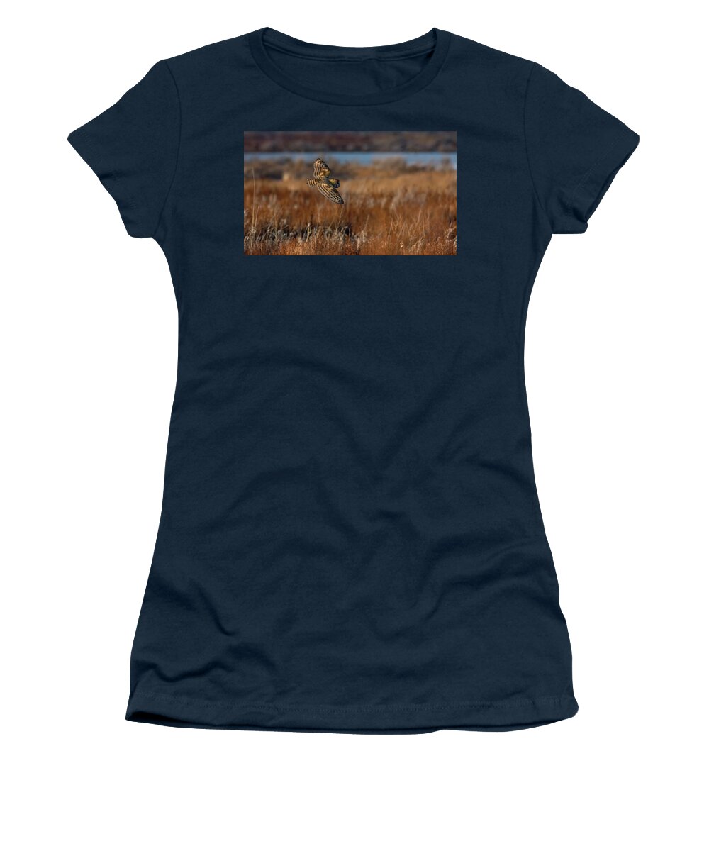 Owl Women's T-Shirt featuring the photograph Barn Owl 2 by Rick Mosher