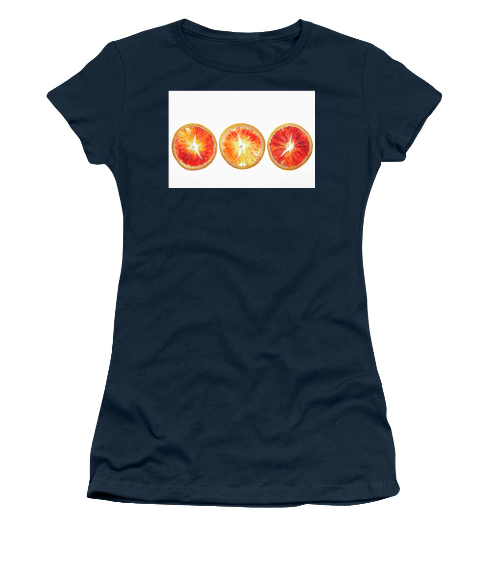 Fresh Women's T-Shirt featuring the photograph Blood Orange #1 by Cuisine at Home