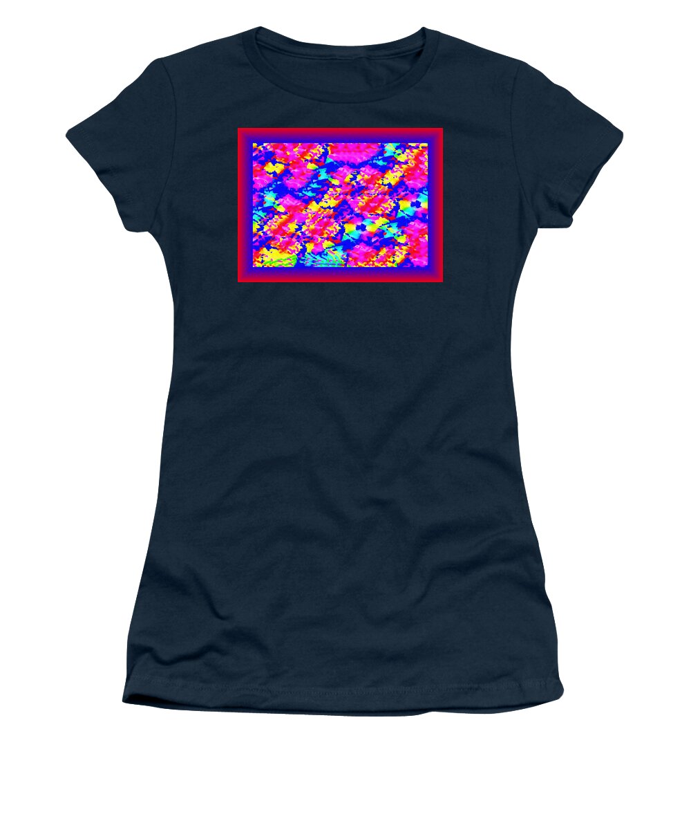 3d Women's T-Shirt featuring the painting Bloody by George Art Gallery