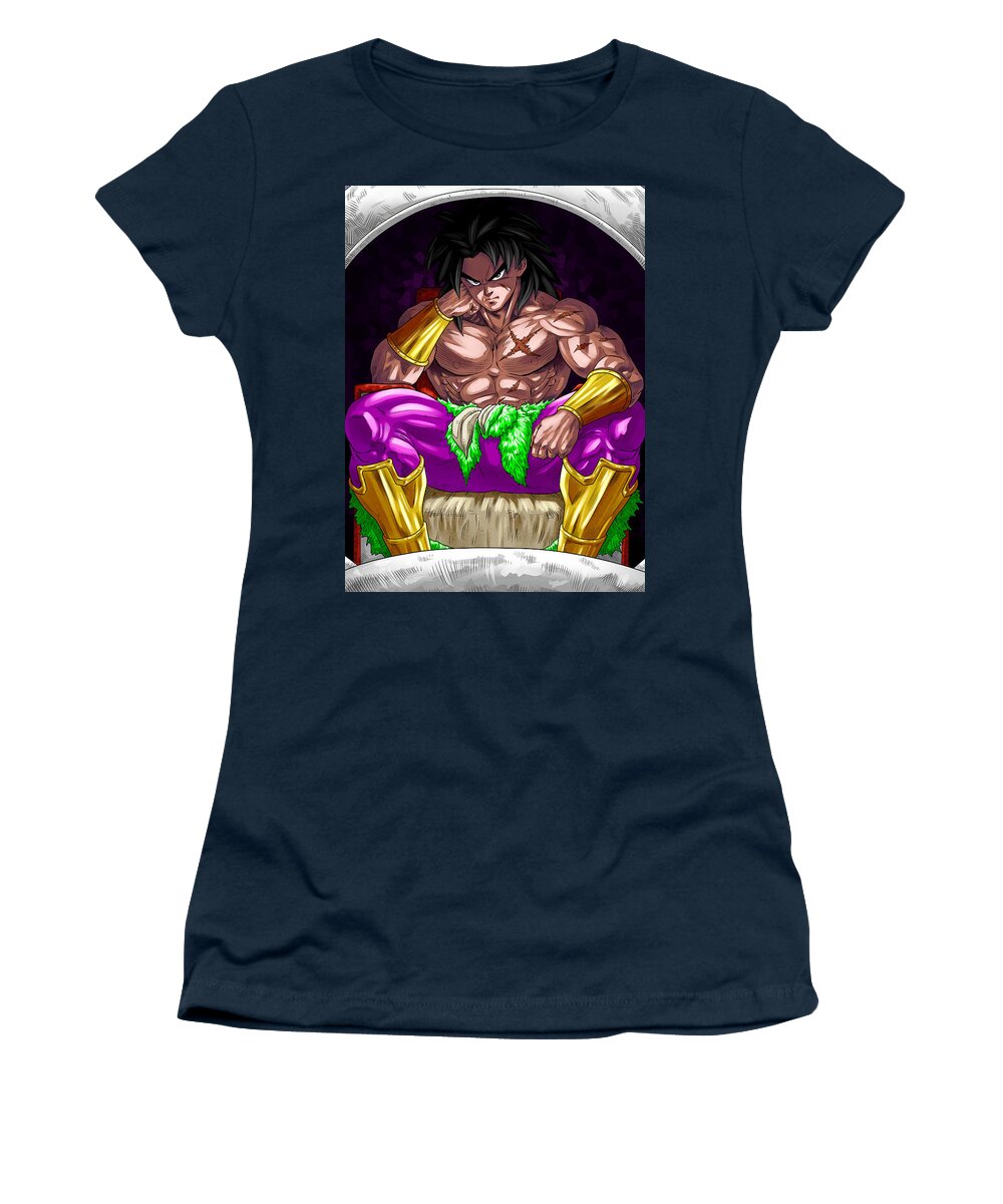 Broly Women's T-Shirt featuring the digital art Broly by Darko B