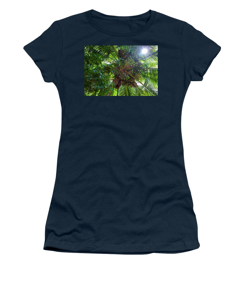 Coconut Women's T-Shirt featuring the photograph bunch of Coconuts by Anthony Jones