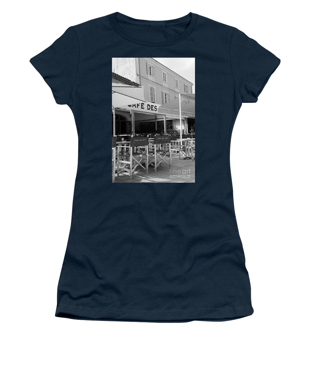 Café Des Arts Women's T-Shirt featuring the photograph Cafe Des Arts by Tom Vandenhende