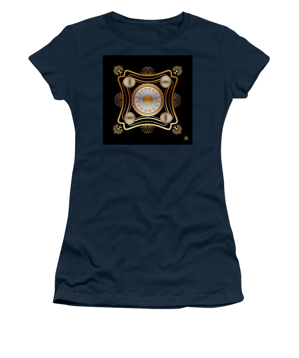 Mandala Women's T-Shirt featuring the digital art Circumplexical No 3964 by Alan Bennington