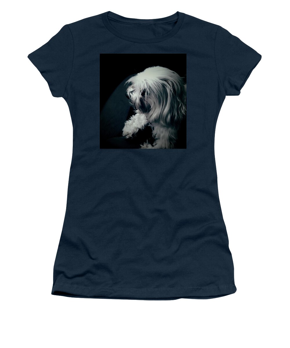 White Women's T-Shirt featuring the photograph Classial lacy by C Winslow Shafer